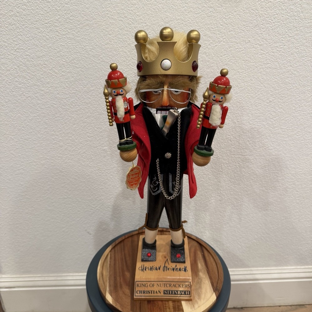 Christian Steinbach S880 King Of Nutcrackers Handmade Germany 18" Signed